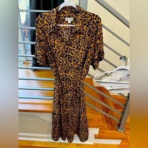Cheetah print dress size 1x. Ava and Viv.